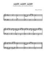 Téléchargez l'arrangement pour piano de la partition de Traditionnel-Hopp-hopp-hopp en PDF
